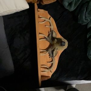 Wooden buck shelf